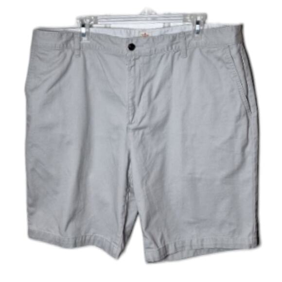 Dockers Men's 38 Beige Khaki Flat Front Preppy Shorts, Inseam 10" - Picture 1 of 6